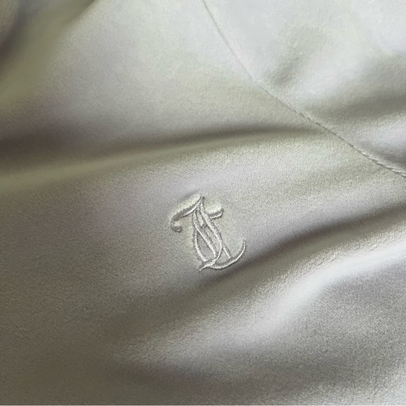 Juicy Couture Classic Velour Zip Hoodie in Lilac - Picture 5 of 8